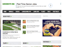 Tablet Screenshot of gardeningtips-now.com
